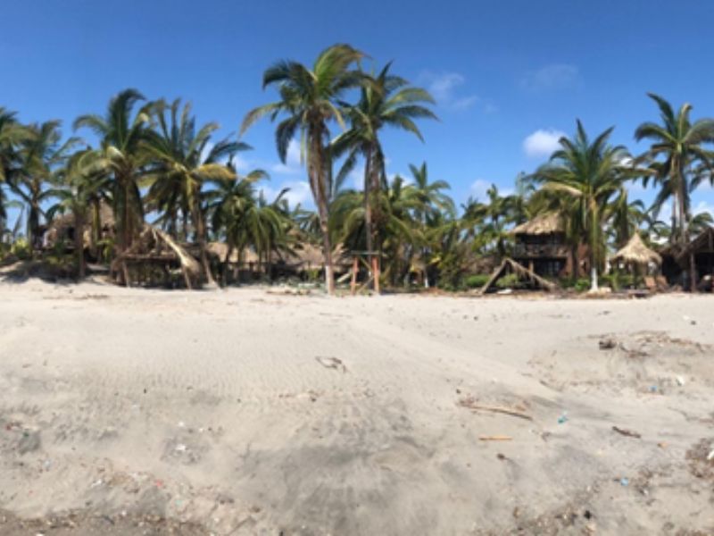 Hotel afectado 